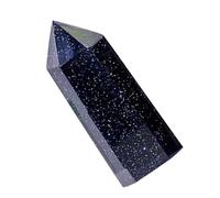 ABOOFAN Adornos De Piedra Arenisca Azul Decoración De Piedra para El Hogar Pilar De Cristal Decoración De Columna De Cristal Decoración De Cristal Piedra De Columna Puntiaguda