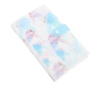 ABOOFAN Álbum Organizador de Pegatinas para Uñas Libro Portátil con Cubierta Plástica Almacenamiento y Exhibición Individual para Decoración de Uñas Góticas y Nail Art