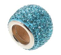 ABOOFAN anillo decorativo para asiento de coche funda de asiento de cuentas cubierta del reposacabezas almohada reposacabezas para coche pedrería Sky-blue