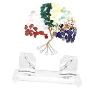 ABOOFAN árbol de Cristal Natural de la Naturaleza Adorno del árbol del Dinero Falso Mini decoración Escritorio The Office Merchandise Adorno de árbol de Cristal de Chakra Adorno de Cristal