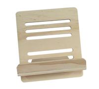 ABOOFAN Atril de Partituras Musical Plegable de Madera Maciza, Soporte Portátil para Escritorio Pequeño Clip de Acero Ajustable, Adecuado para Estudiantes y Uso Doméstico