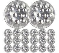 ABOOFAN Bandeja de Caracol de Papel de Aluminio 20 Piezas Tamaño Compacto, Cocina Hogar y Restaurante para Mariscos y Mariscos