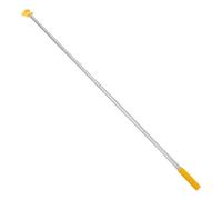 ABOOFAN Barra Telescópica Ajustable para Apertura de Ventanas y Tragaluces, 4 Secciones de 1,52 M Gancho en C Amarillo, Herramienta Ligera y Extensible para Dormitorios, Cocinas y