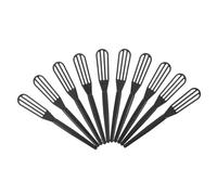 ABOOFAN Batidor Mezclador para Tinte de Cabello 10 Piezas de Plástico Resistente Negro para Mezcla de Color y Decolorante en Peluquería y Uso en Casa