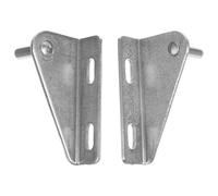 ABOOFAN Bisagras para Congelador de Acero Inoxidable, 2 Piezas Refuerzo para Alta Resistencia, Medidas 2.95X1.49X0.98 Pulgadas, Diseñadas para Puertas de Frigorífico Pequeño, Uso en