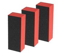 ABOOFAN Bloques Pulidos Esmerilados Suministros De Lima De Uñas Bloque De Lijado Para Uñas Bloques De Pulido Bloque De Pulido Clavo Amortiguador Plástico Naranja