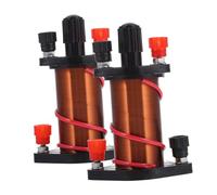 ABOOFAN Bobina Electromagnética Didáctica de para Experimentos de Física 2 Piezas Herramienta de Enseñanza Escolar Bobina de Inducción Electromagnética Portátil y Duradera