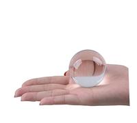 ABOOFAN Bola de Cristal Transparente de 6cm para Fotografía y Meditación, Esfera de Vidrio Decorativa Adecuado para Objetos de Feng Shui y Decoración de Oficina