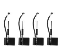ABOOFAN Bolígrafos 4 Piezas de Tinta de Gel Negro Material Abs, Agarre Cómodo y Tinta Que No el Papel para Mostrador de Recepción Adecuado para Bancos y Lugares Públicos