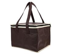 ABOOFAN Bolsa De Aislamiento De Papel De Aluminio Bolsas Hieleras Aisladas Bolsas De Asas Aisladas Bolsos De Mano para Mujer Bolso De Compras Bolsas De Compra Coffee Tela No Tejida