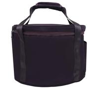 ABOOFAN Bolsa de Almacenamiento Portátil para Cuencos Cantores de Cristal de 12 Pulgadas Color Púrpura con Forro Interior Acolchado de Poliéster y Algodón Cremallera Suave Adecuado