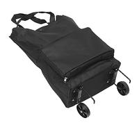 ABOOFAN Bolsa De Compras Plegable con Ruedas Grande y Ligera, Material Resistente, Portátil, Reutilizable para Supermercado y Viajes, Uso Diario Familiar, Carrito Compacto y Fácil De Guardar