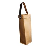ABOOFAN Bolsa De Vino De Papel Kraft Bolsas De Botellas Portátiles Bolso Enfriador De Bomba De Vino Botellero Montado En Vino Manijas De La Bolsa Portabotellas De Agua Bolsa De Vino