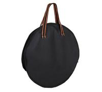 ABOOFAN Bolsa Portátil de Tela Oxford para Instrumento de Percusión de 10 Pulgadas Diseño a Rayas Amarillas y Negras, Adecuado para Transporte y Protección en Viajes