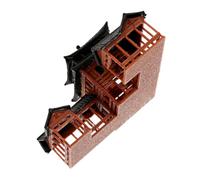ABOOFAN Bonsái De Edificio Antiguo Figura De Minipabellón para Decoración De Jardín Miniatura Adorno De Minibonsái para Trenes Decoración Paisajística Miniatura Acuarios Estatua De