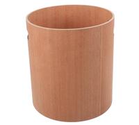 ABOOFAN Bote de Basura de Madera Japonés para Oficina y Papelera Redonda Creativa Capacidad Limpiar