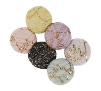 ABOOFAN Broche Magnético para Bufandas y Hiyab, Alfileres Reutilizables de Colores, Diseño Hilo Dorado, Paquete de 6 Unidades, Accesorio Ligero para Mujer, Multiuso para Chales y Ropa