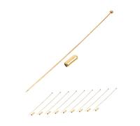 ABOOFAN Broches De Acero Inoxidable 90 Mm Para Manualidades y Joyería, 10 Piezas, Alfileres Para Sombreros y Solapas En Celebraciones