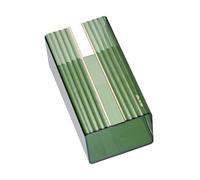 ABOOFAN Caja de Almacenaje para Pañuelos de Pared sin Perforar, Soporte de Plástico Verde Estante de Almacenamiento, Diseño Simple y Creativo para Baños y Familias