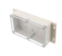 ABOOFAN Caja de Conexiones y Montaje Seguro para Exteriores Transparente con Sellado Resistente para Protección Eléctrica Instalaciones Industriales