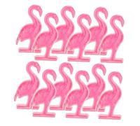 ABOOFAN Caja de Dulces Forma de Flamenco, 12 Piezas de Pp Rosa, Adecuado para Bodas y Fiestas, Contenedor Decorativo y Reutilizable