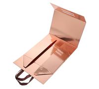ABOOFAN Caja De Embalaje Plegable Que Ahorra Espacio Caja De Obsequio Vacía Elegante Para Envolver Para Casarse Obsequio De Mujer Suministro De Fiesta