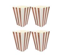 ABOOFAN Caja De Papel Oro Rosa 12 Piezas Popcorn Box Supplies for Celebrations