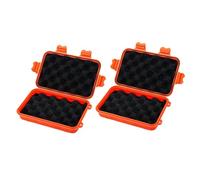 ABOOFAN Caja de Supervivencia Compacta para Uso al Aire Libre Diseño Resistente a Golpes y Material Plástico, Kit de Emergencia Portátil para Exploradores y Sobrevivientes Color