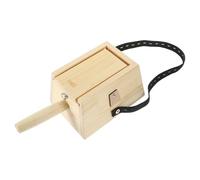 ABOOFAN Caja de Terapia de Moxibustión de Madera Amarilla Superficie Lisa para Masaje en Cuello y Espalda, Set de 1 Herramienta Confiable