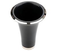 ABOOFAN Campana para Clarinete de Plástico Negra Cc28, Repuesto Liviano y Compacto, Diseñada para Clarinetistas Principiantes y Uso en Ensayos Musicales