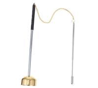 ABOOFAN Campanilla del Templo de Latón Sonido Claro y Fácil de Usar, Instrumento para Meditación y Yoga Adecuado para Practicantes Espirituales y Maestros