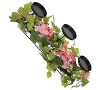 ABOOFAN Candelabros De Hortensias para Mesa Candelabros para Mesas De Interior Candelabros Parpadeantes para Invernaderos Velas De Té Linternas Simuladas Jarrones Flores Falsas