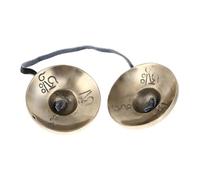 ABOOFAN Cencerro de Cobre Puro Hecho Mano para Meditación Budista Campana de Percusión Religiosa Bell Tibetan Cymbals para Yoga y Mindfulness Instrumento Duradero y Práctico