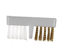 ABOOFAN Cepillo de Limpieza para Brocas de Uñas Accesorio de Manicura Profesional Cepillo Pequeño de Alambre de Cobre para Eliminar Polvo de Cabezales de Pulido y Fresas de Taladro para