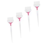 ABOOFAN Cepillo para Teñido 4 para Piezas Cabello el Teñir Profesional Blanco Peine Abs de en Casa y Salón de Peluquería