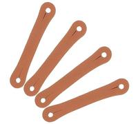 ABOOFAN Clip de Control Reutilizable y Fácil de Quitar para Baquetas de Batería para Práctica y Agarre Auxiliar de Baquetas para Bateristas de Cuero Pu Marrón 4 Piezas Color Aleatorio