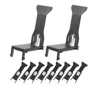 ABOOFAN Clips de Fijación para Cajón Plástico Negro 10 Unidades Accesorio Reemplazo para Caja Registradora Sujetabilletes Resistentes para Organización y Seguridad del Dinero