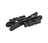 ABOOFAN Clips para Auriculares Negros Abs 2 Unidades, Organizadores y Abrazaderas para Cables de Micrófono, Accesorios Prácticos Multiusos para Uso Interior y Exterior, Fijación Segura