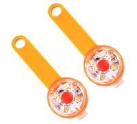 ABOOFAN Colgantes Luminosos y Recargables por Usb Luz LED Naranja para Mascotas Anti-pérdida Pack de 2 Piezas para Uso Nocturno Seguro