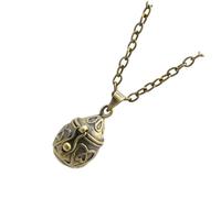 ABOOFAN Collar Colgante Vintage para Cenizas de Mascotas, Urnas Decorativas en Forma de Lágrima, Tamaño Pequeño, Color Bronce, Recuerdo Conmemorativo para Gato y Perro, Joyería