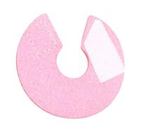 ABOOFAN Collar Cónico Antimordeduras para Loros en Cuero Microfibra Rosa, Cómodo y Seguro para Evitar Picoteo sin Interferir en Comer o Volar