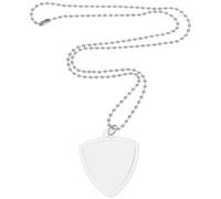 ABOOFAN Collar de Caja para Púas de Guitarra Estuche Transparente Diseño Compacto Adecuado para Músicos en Presentaciones y Viajes