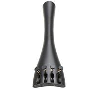 ABOOFAN Cordal Accesorio Estable y Funcional para Violonchelo de Madera Negra 4 Agujeros para Producir un Sonido Cálido y Equilibrado en Instrumentos de Cuerda