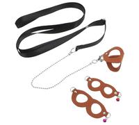 ABOOFAN Correa Ajustable para Petauro del Azúcar Pequeña de Poliéster Resistente a Mordeduras Arnés Cómodo para Caminar al Aire Libre Mascotas Pequeñas Color Marrón