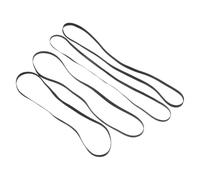 ABOOFAN Correas para Tocadiscos de Vinilo 4 Piezas para Fonógrafo y Videograbadora, Accesorios Flexibles Resistentes, Compatibles Giradiscos Vinilo, Colores Negro, Diferentes Medidas