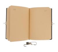 ABOOFAN Cuaderno de 365 Días con Candado Agenda Personal Diaria Tamaño Mediano Papel de Diario Portátil para Casa Oficina y Escuela Adecuado para Estudiantes y Viajeros Estilo