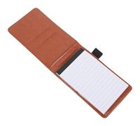 ABOOFAN Cuaderno de Negocios A7 Pequeño Portátil, Bloc de Notas Marrón para Oficina y Escuela, Papel, Libreta Multifuncional para Viaje y Hogar, Material de Oficina Práctico