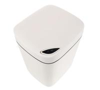 ABOOFAN Cubo de Basura Automático Sensor 12l de Plástico Blanco