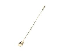 ABOOFAN Cuchara Mezcladora Doméstica de Acero Inoxidable 304 Mango Largo para Bar y Café, Adecuado para Mezclar Bebidas y Postres en Cafeterías y Hogares