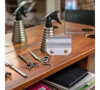 ABOOFAN Cuchillas de Acero Inoxidable para Cortapelos Eléctricos, Cabezal de Corte Recambio 2 Juegos, Cuchillas para Recortadora de Cabello Profesionales, Accesorios para Corte en Casa